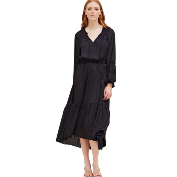 👑COMING SOON👑 GRADE & GATHER NWT MAXI DRESS DUSTY ECLIPSE - Picture 3 of 3